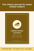 Cheese Making Log Book – printable PDF preview 1