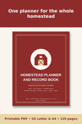 Homestead Planner and Record Book – printable PDF preview 1