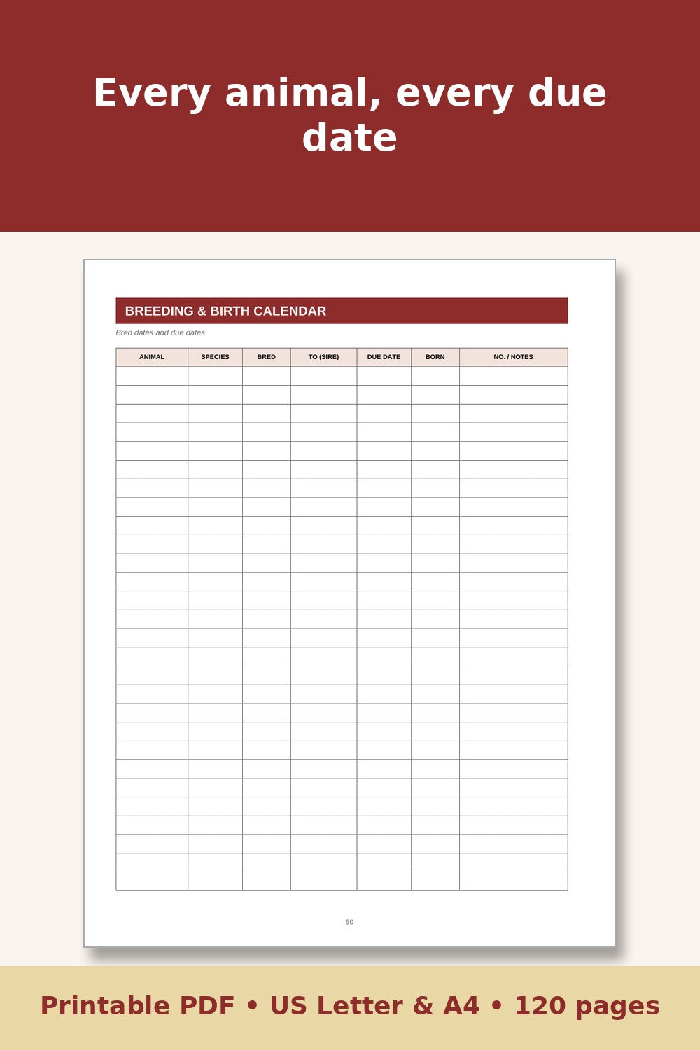 Homestead Planner and Record Book – printable PDF preview 5