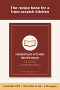 Homestead Kitchen Recipe Book – printable PDF preview 1