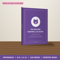 Pig Record Keeping Log Book – paperback