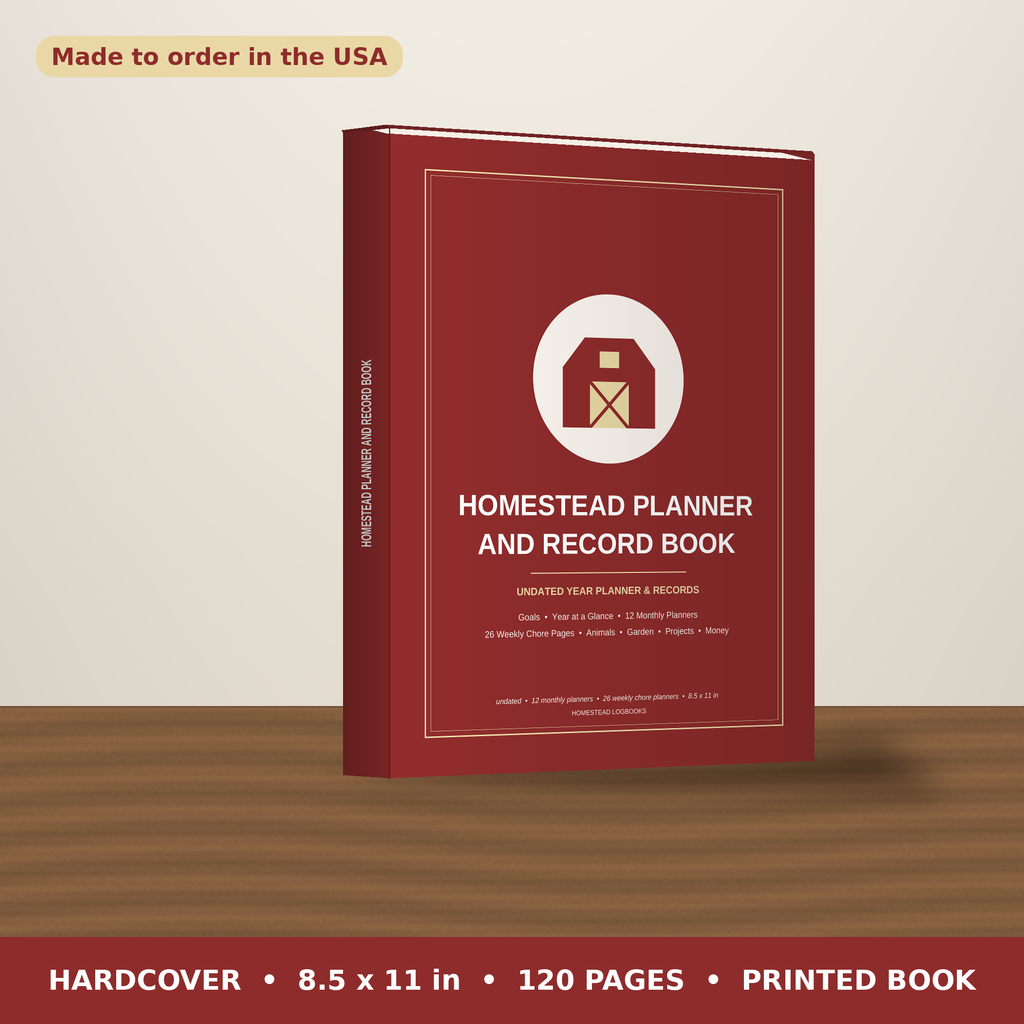 Homestead Planner and Record Book – hardcover