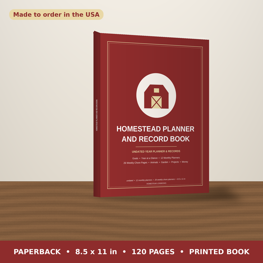 Homestead Planner and Record Book – paperback
