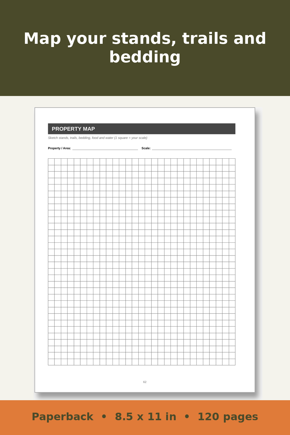 Hunting Log Book and Game Harvest Record – inside page
